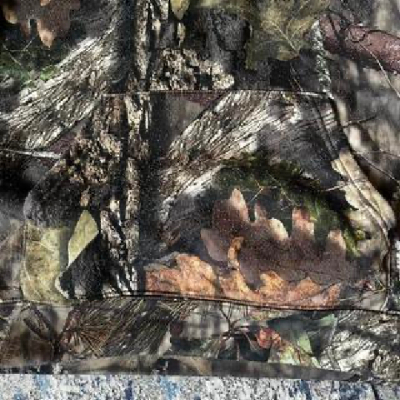 Mossy Oak Medium Camo Pullover Hoodie Camouflage Hunting Sweatshirt - Picture 6 of 8